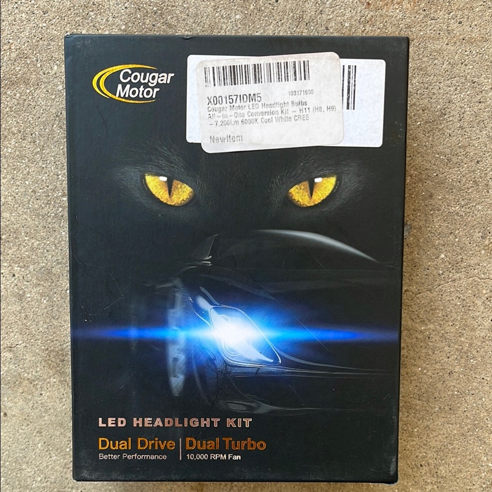 LED Headlight Kit - Black